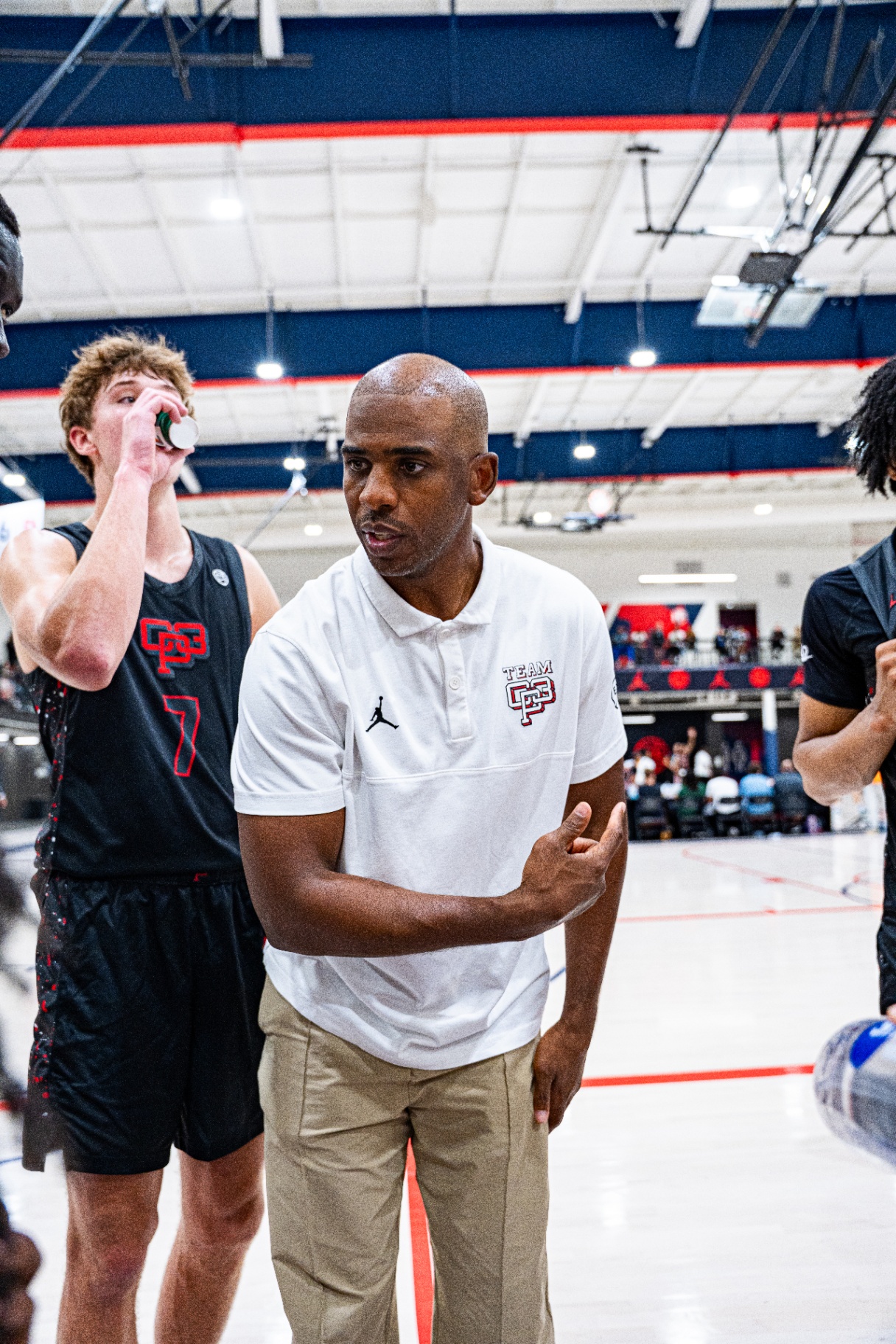 Coach on the sideline